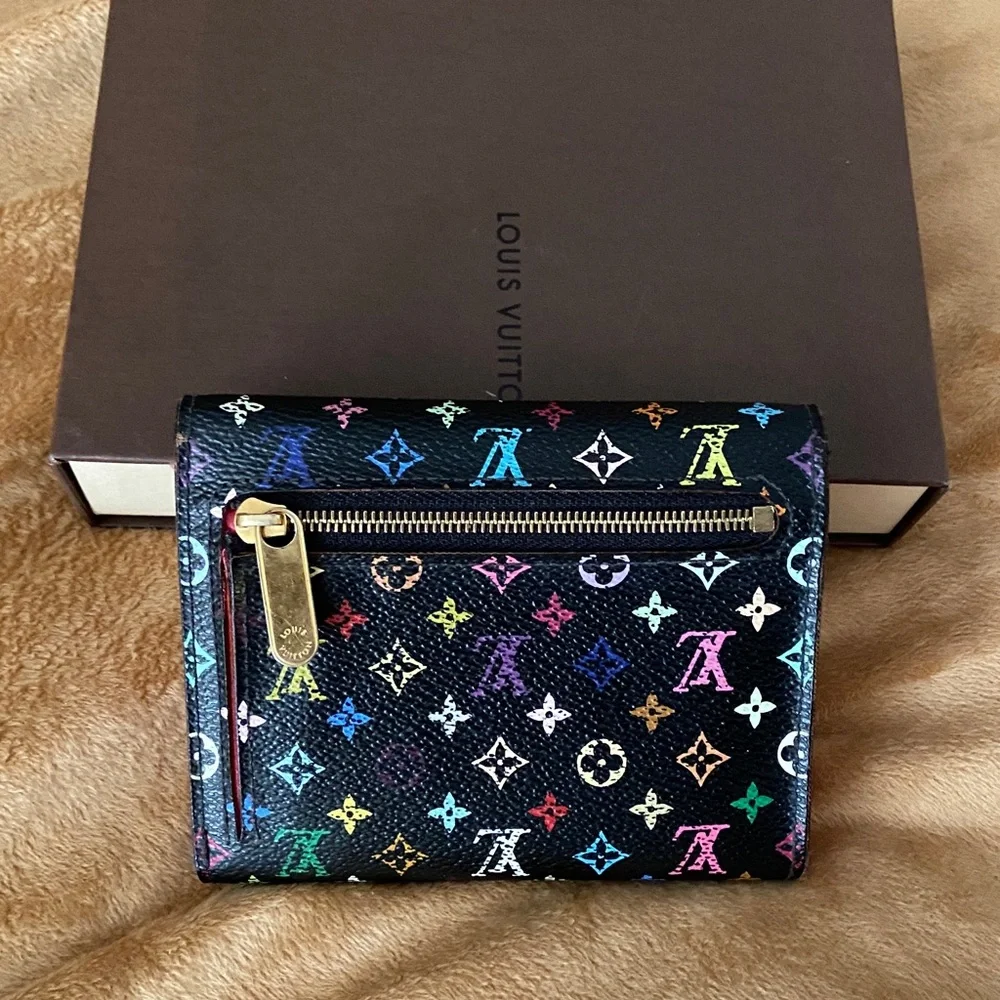 Louis Vuitton Wallet Multi Colored black Koala buckle-no box (Box available to$) - Picture 2 of 11